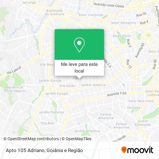 Apto 105 Adriano mapa