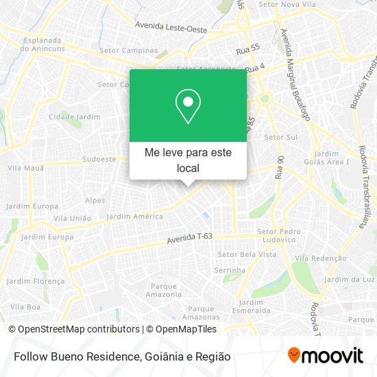 Follow Bueno Residence mapa