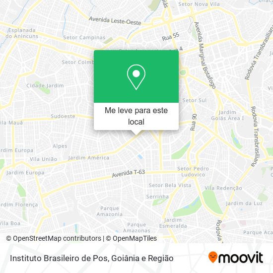 Instituto Brasileiro de Pos mapa