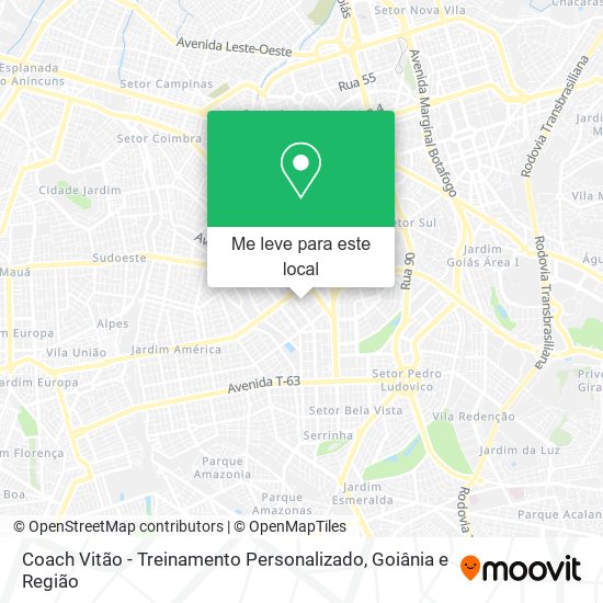 Coach Vitão - Treinamento Personalizado mapa