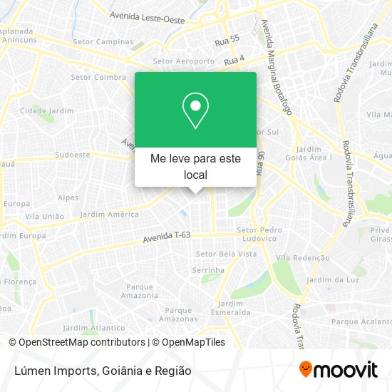 Lúmen Imports mapa