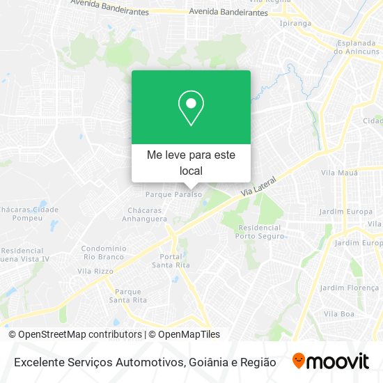 Excelente Serviços Automotivos mapa