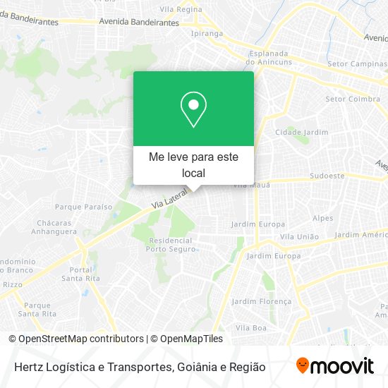 Hertz Logística e Transportes mapa