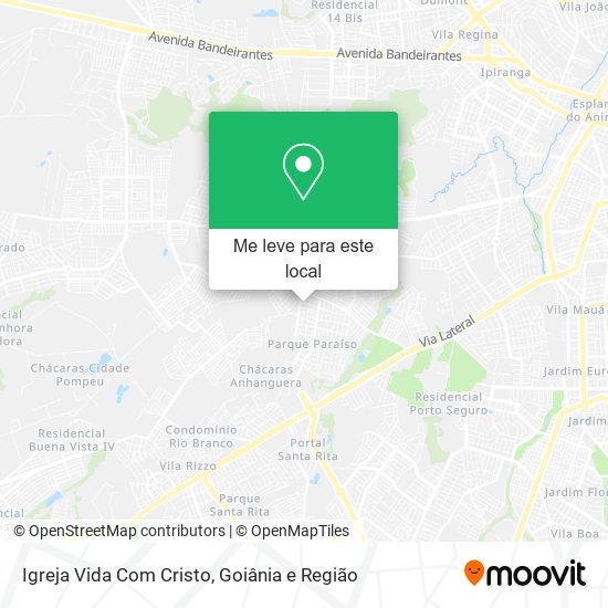 Igreja Vida Com Cristo mapa