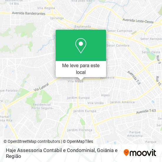 Haje Assessoria Contábil e Condominial mapa