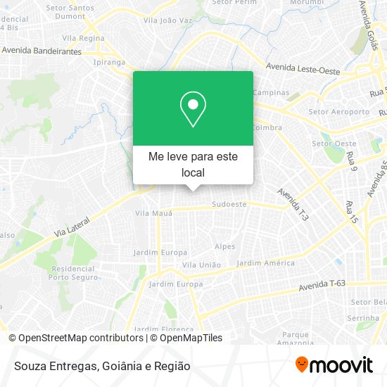 Souza Entregas mapa
