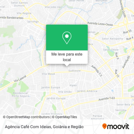 Agência Café Com Ideias mapa
