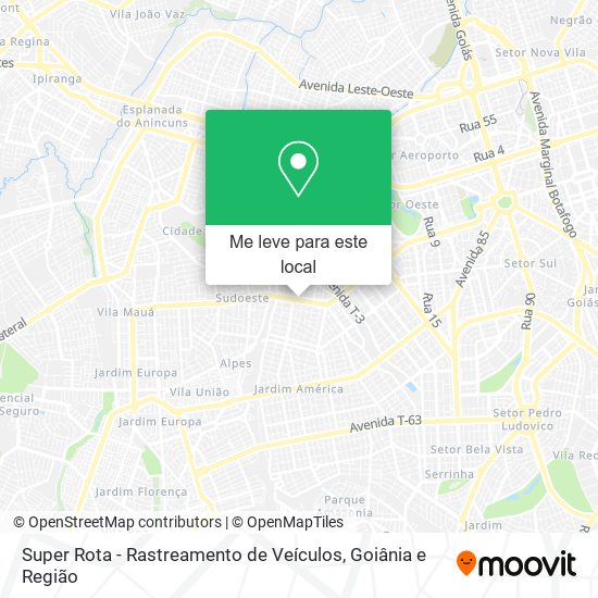 Super Rota - Rastreamento de Veículos mapa