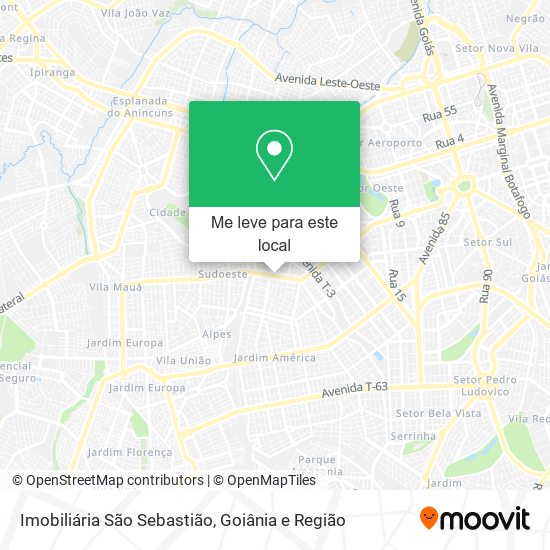 Imobiliária São Sebastião mapa