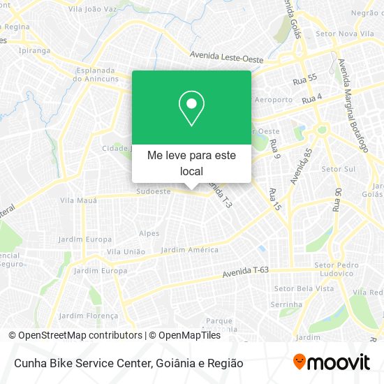 Cunha Bike Service Center mapa