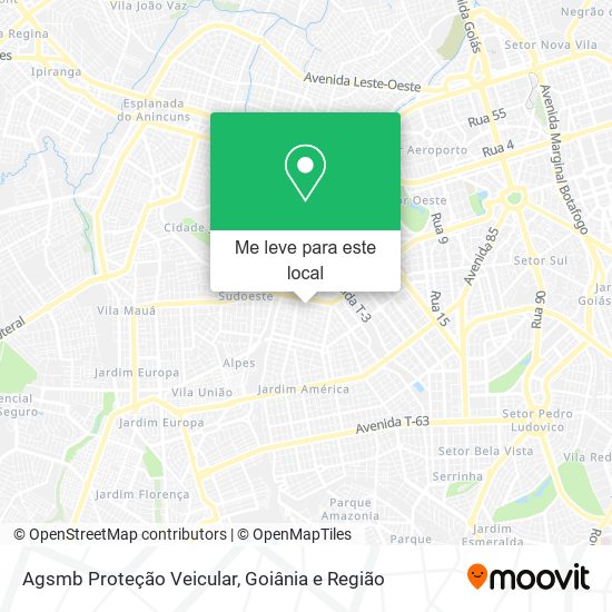 Agsmb Proteção Veicular mapa