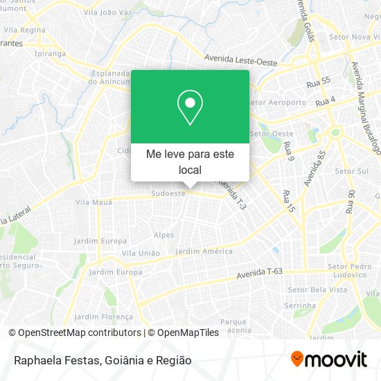 Raphaela Festas mapa