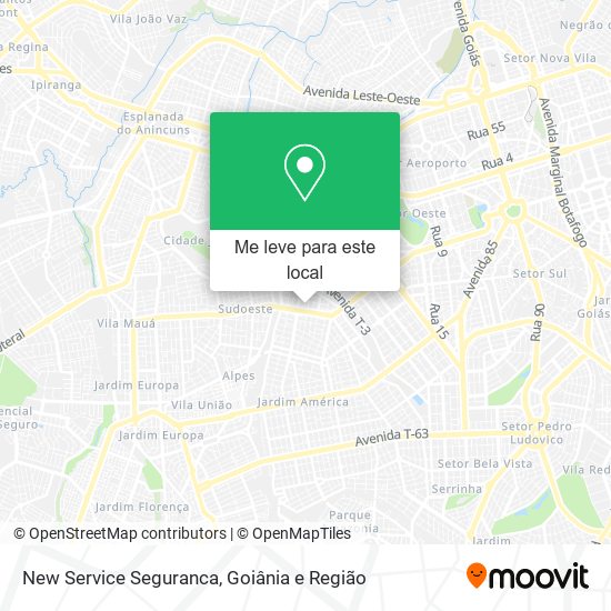 New Service Seguranca mapa