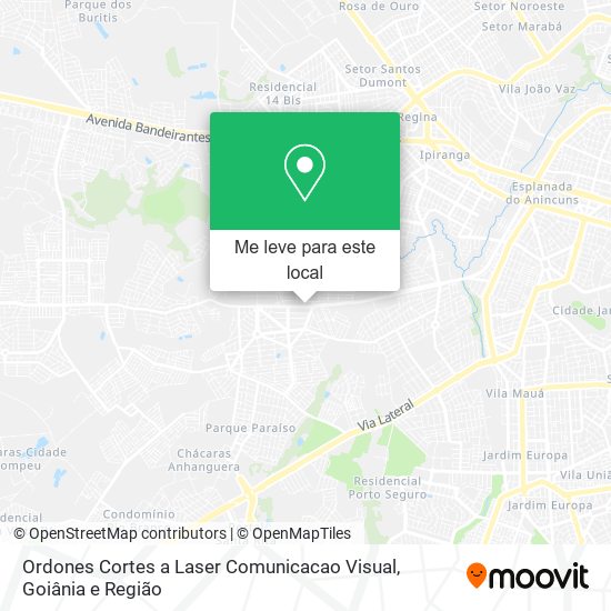 Ordones Cortes a Laser Comunicacao Visual mapa