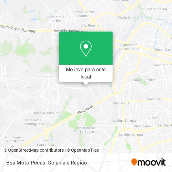 Bsa Moto Pecas mapa