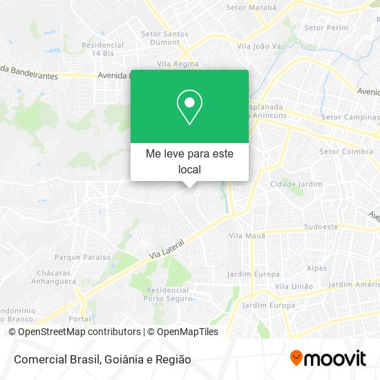 Comercial Brasil mapa