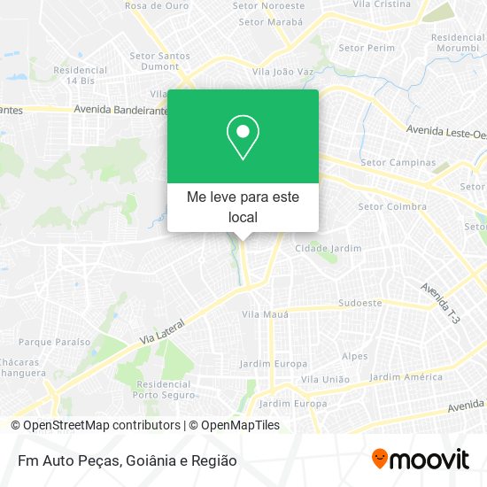 Fm Auto Peças mapa