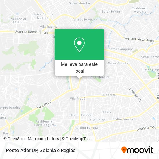 Posto Ader UP mapa