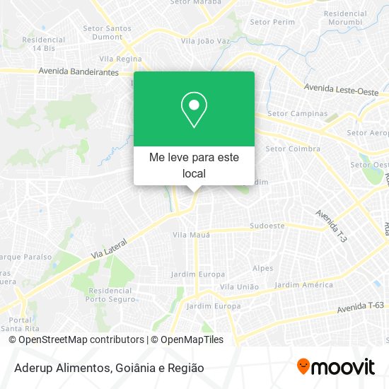 Aderup Alimentos mapa