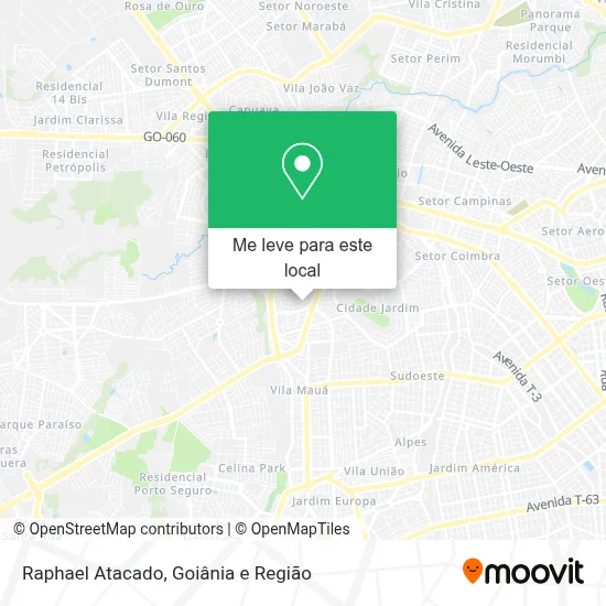 Raphael Atacado mapa
