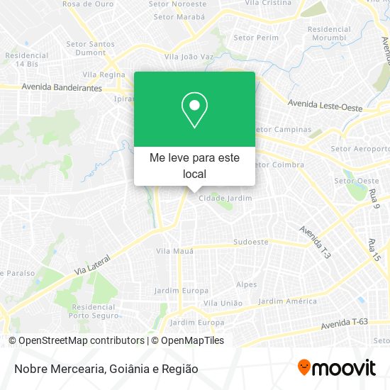 Nobre Mercearia mapa