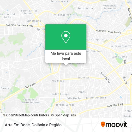 Arte Em Doce mapa