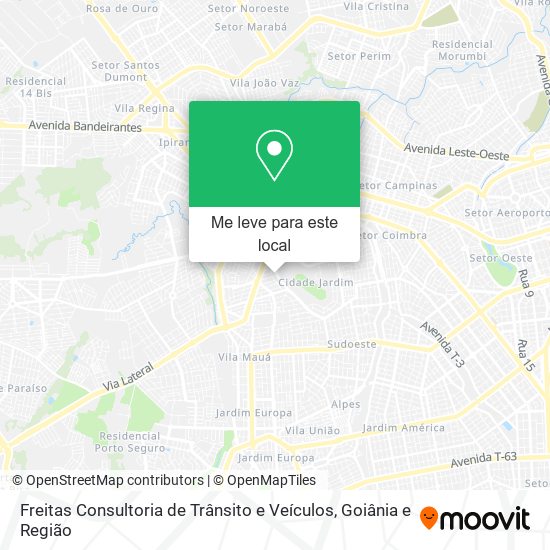 Freitas Consultoria de Trânsito e Veículos mapa