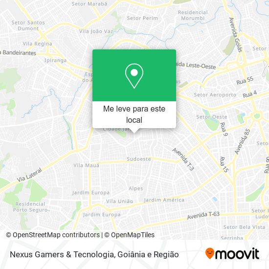 Nexus Gamers & Tecnologia mapa