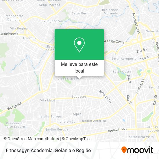 Fitnessgyn Academia mapa