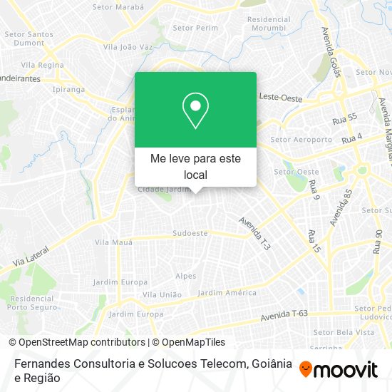 Fernandes Consultoria e Solucoes Telecom mapa