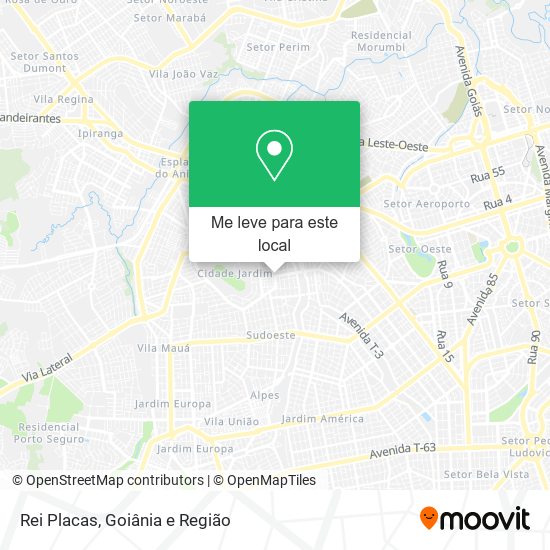 Rei Placas mapa