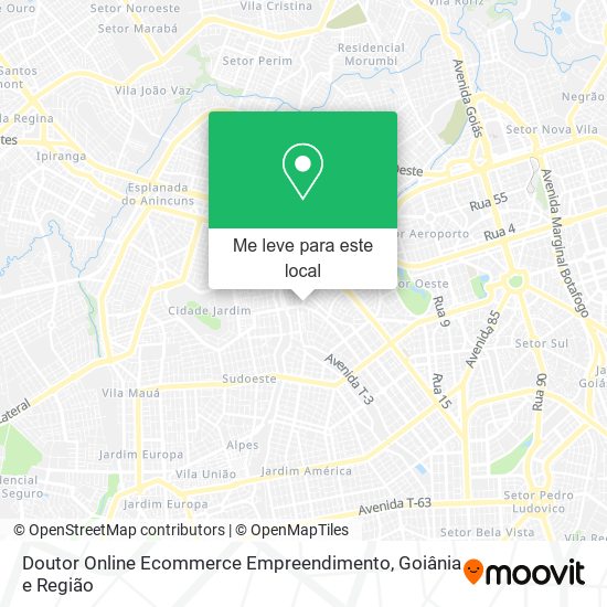 Doutor Online Ecommerce Empreendimento mapa