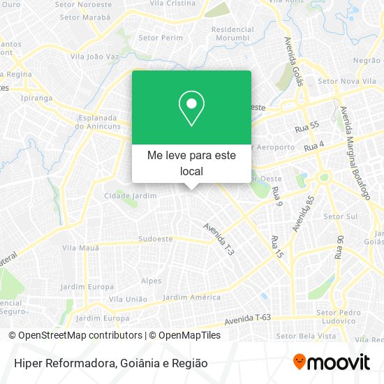 Hiper Reformadora mapa