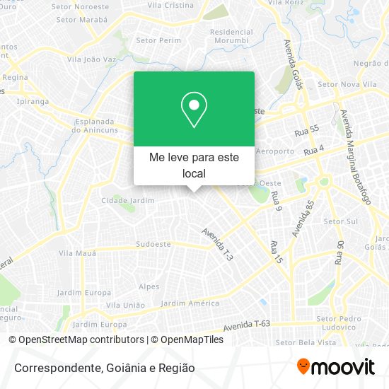 Correspondente mapa