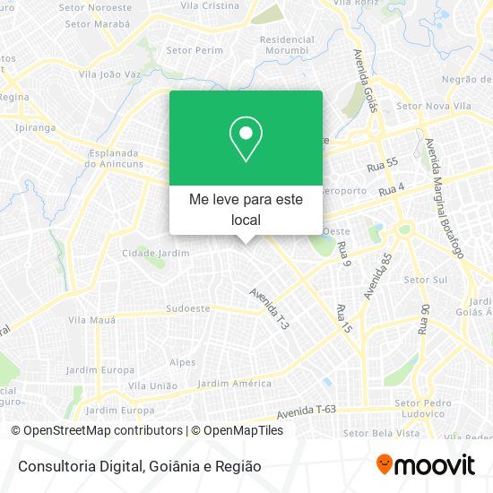 Consultoria Digital mapa