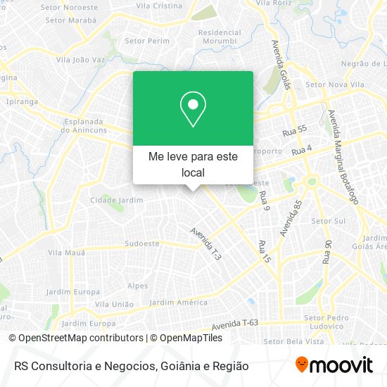 RS Consultoria e Negocios mapa