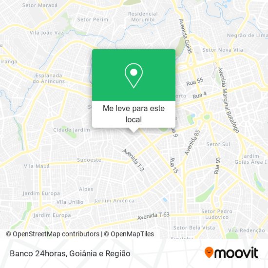 Banco 24horas mapa