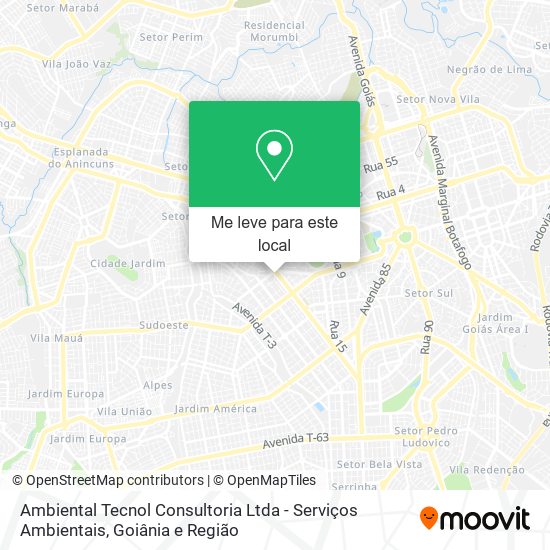 Ambiental Tecnol Consultoria Ltda - Serviços Ambientais mapa