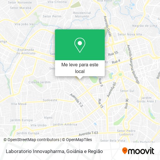 Laboratorio Innovapharma mapa