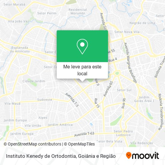 Instituto Kenedy de Ortodontia mapa