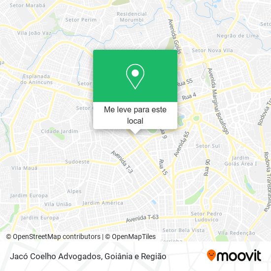 Jacó Coelho Advogados mapa