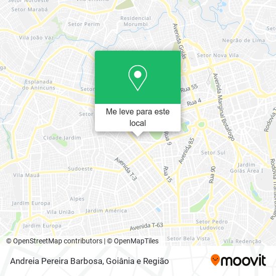 Andreia Pereira Barbosa mapa