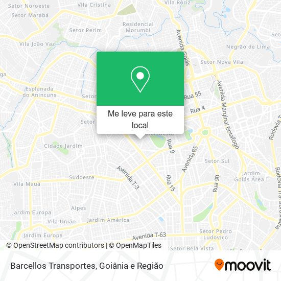 Barcellos Transportes mapa