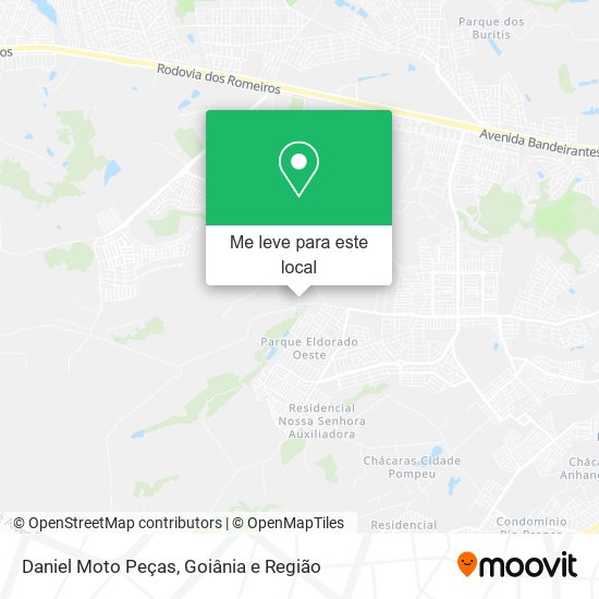 Daniel Moto Peças mapa