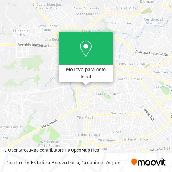 Centro de Estetica Beleza Pura mapa