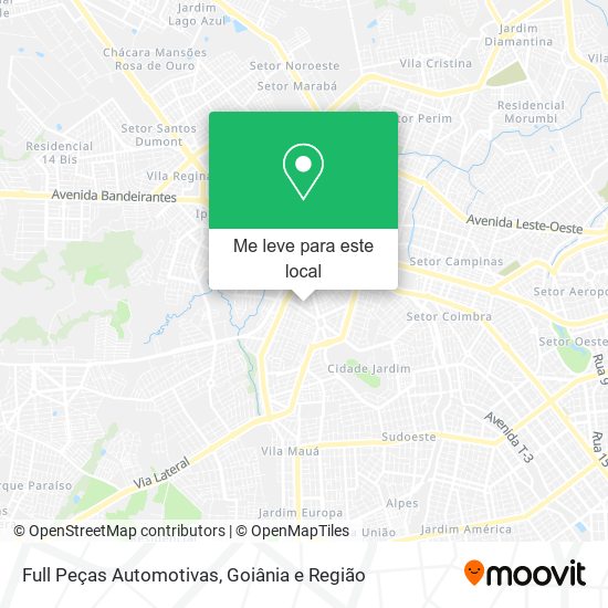 Full Peças Automotivas mapa