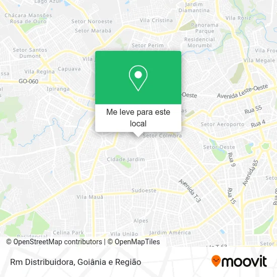 Rm Distribuidora mapa