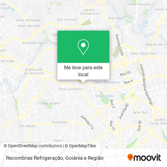 Recombras Refrigeração mapa