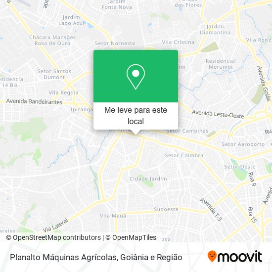 Planalto Máquinas Agrícolas mapa