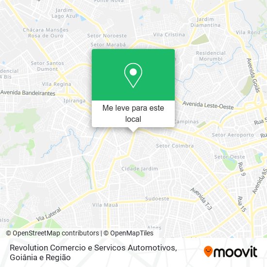 Revolution Comercio e Servicos Automotivos mapa